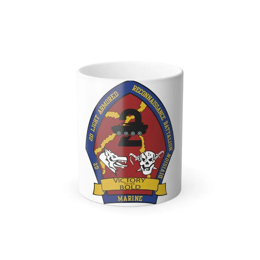 2nd Light Armored Recon Battalion 2nd Marines (USMC) Color Changing Coffee Mug 11oz - Go Mug Yourself