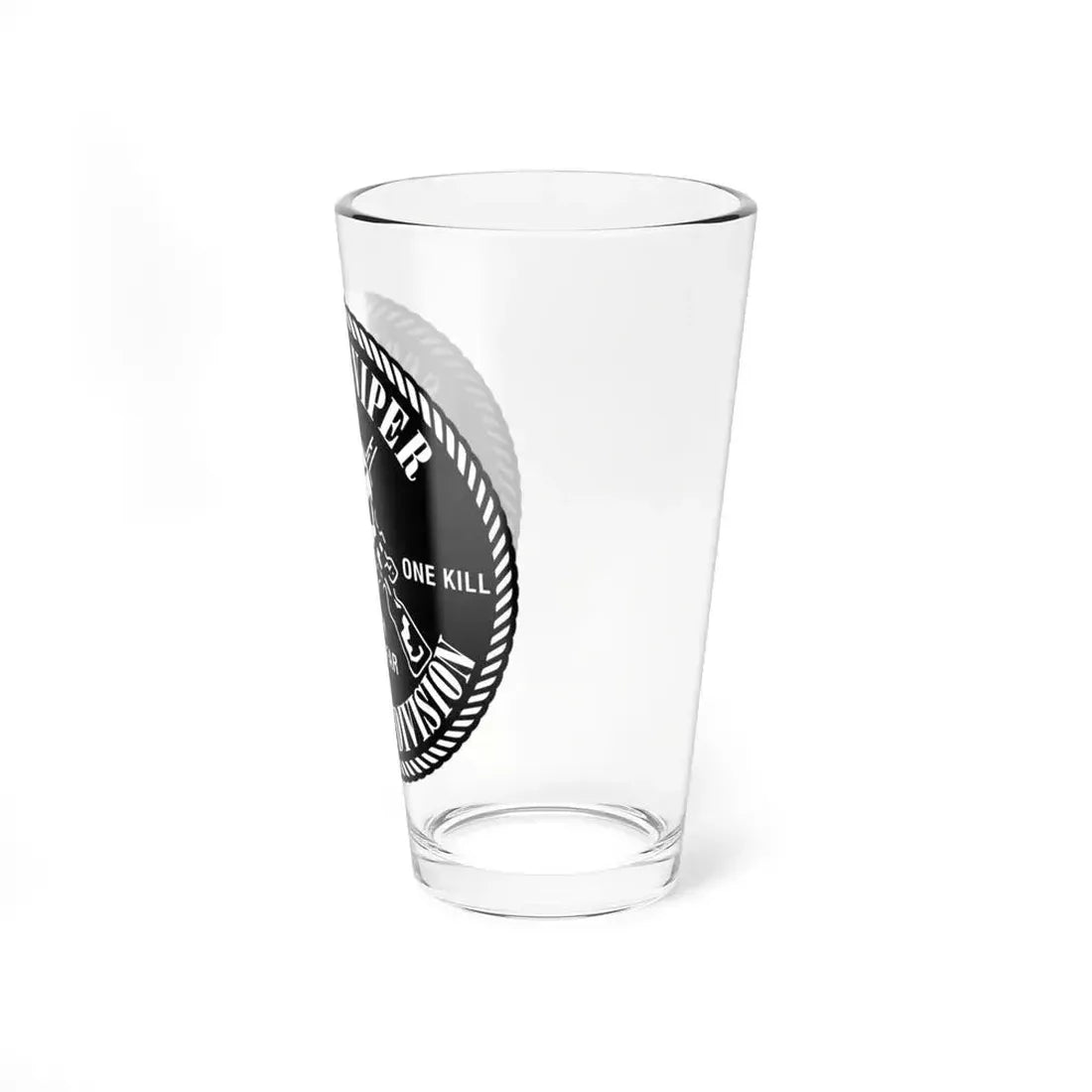 2nd Marine Division Scout Sniper (USMC) Pint Glass 16oz - Go Mug Yourself