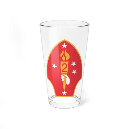2nd Marine Divn (USMC) Pint Glass 16oz 16oz - Go Mug Yourself