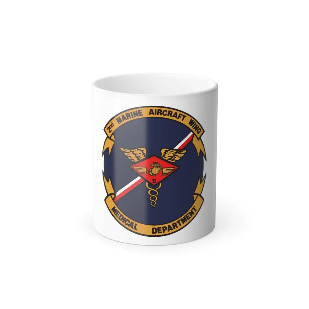 2nd MAW Medical Dept (USMC) Color Changing Mug 11oz-11oz-Go Mug Yourself