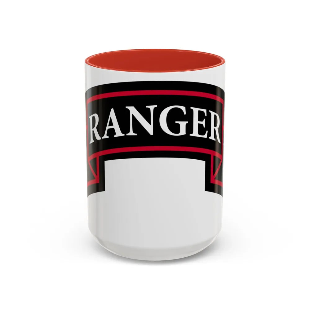 2nd Ranger Battalion (U.S. Army) Accent Coffee Mug-15oz-Black-Go Mug Yourself