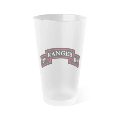 2nd Ranger Battalion (U.S. Army) Frosted Pint Glass 16oz Default Title - Go Mug Yourself