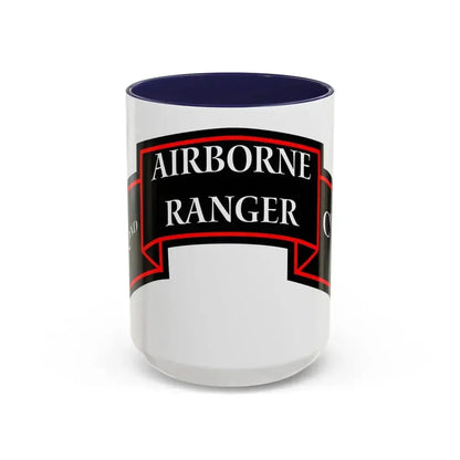 2nd Ranger Infantry Company (U.S. Army) Accent Coffee Mug 15oz Navy - Go Mug Yourself