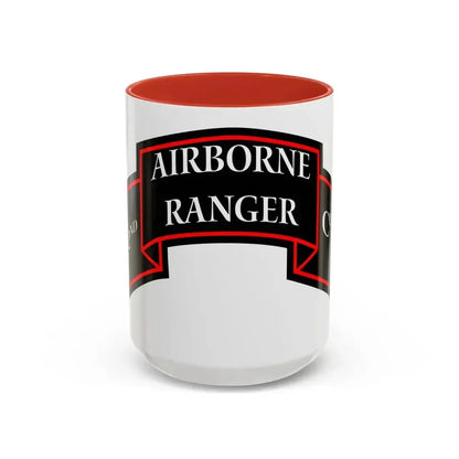 2nd Ranger Infantry Company (U.S. Army) Accent Coffee Mug 15oz Red - Go Mug Yourself