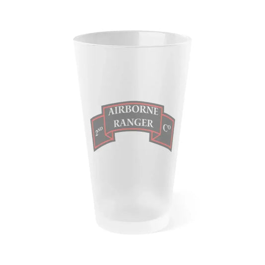 2nd Ranger Infantry Company (U.S. Army) Frosted Pint Glass 16oz Default Title - Go Mug Yourself