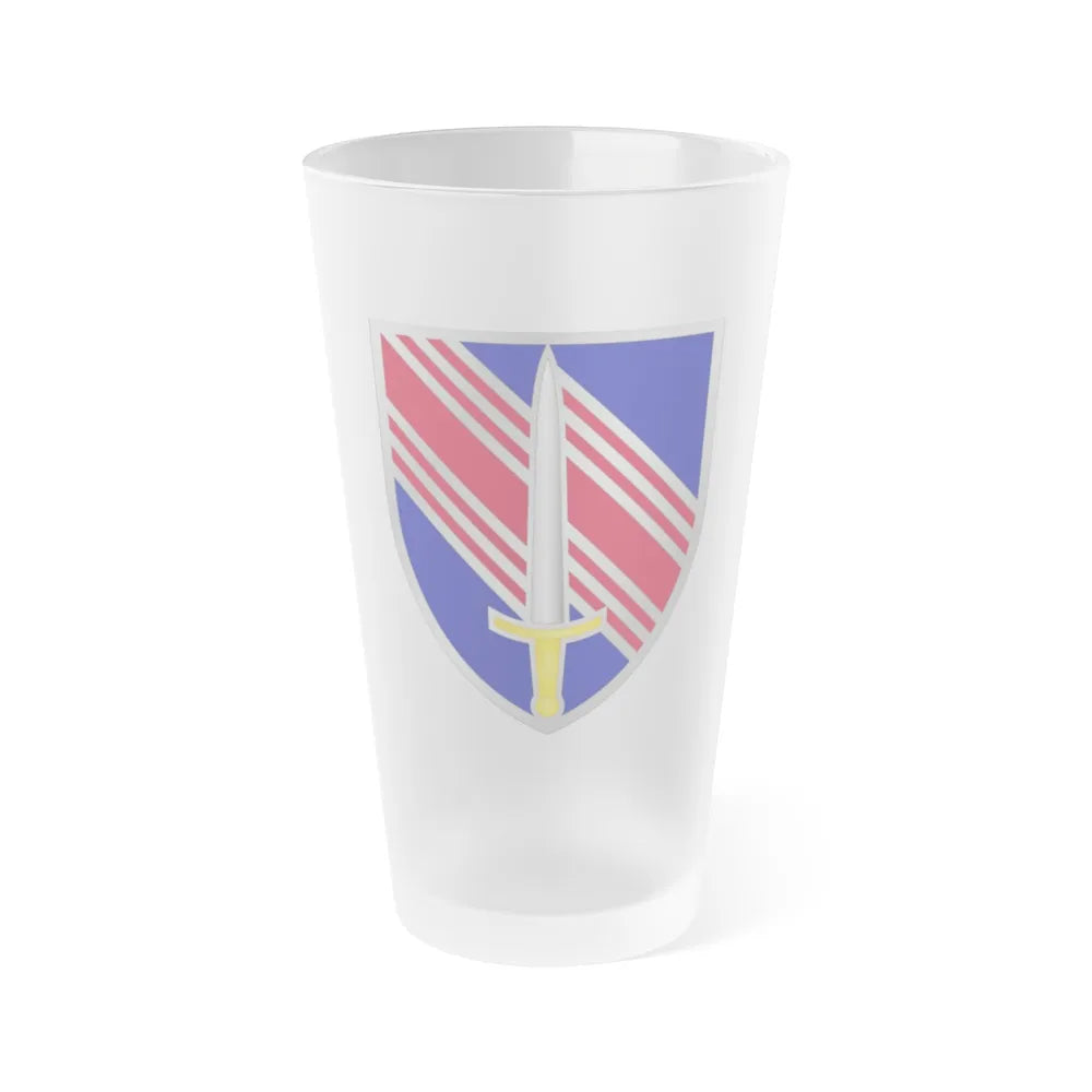 2nd Security Force Assistance Brigade (U.S. Army) Frosted Pint Glass 16oz-Go Mug Yourself