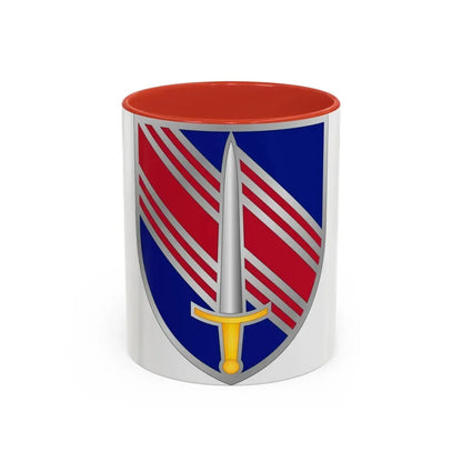 2nd Security Force Assistance Brigade (U.S. Army) Accent Coffee Mug 11oz Red - Go Mug Yourself