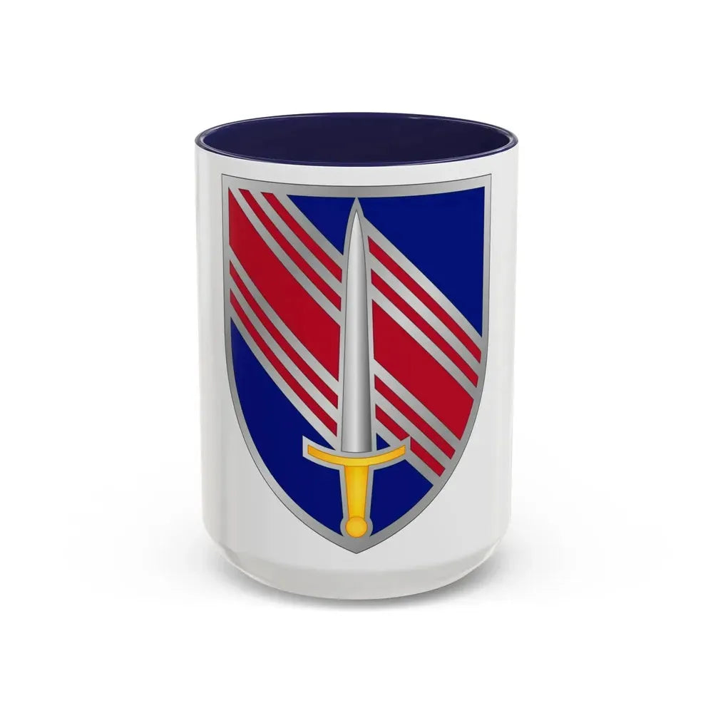 2nd Security Force Assistance Brigade (U.S. Army) Accent Coffee Mug 15oz Navy - Go Mug Yourself