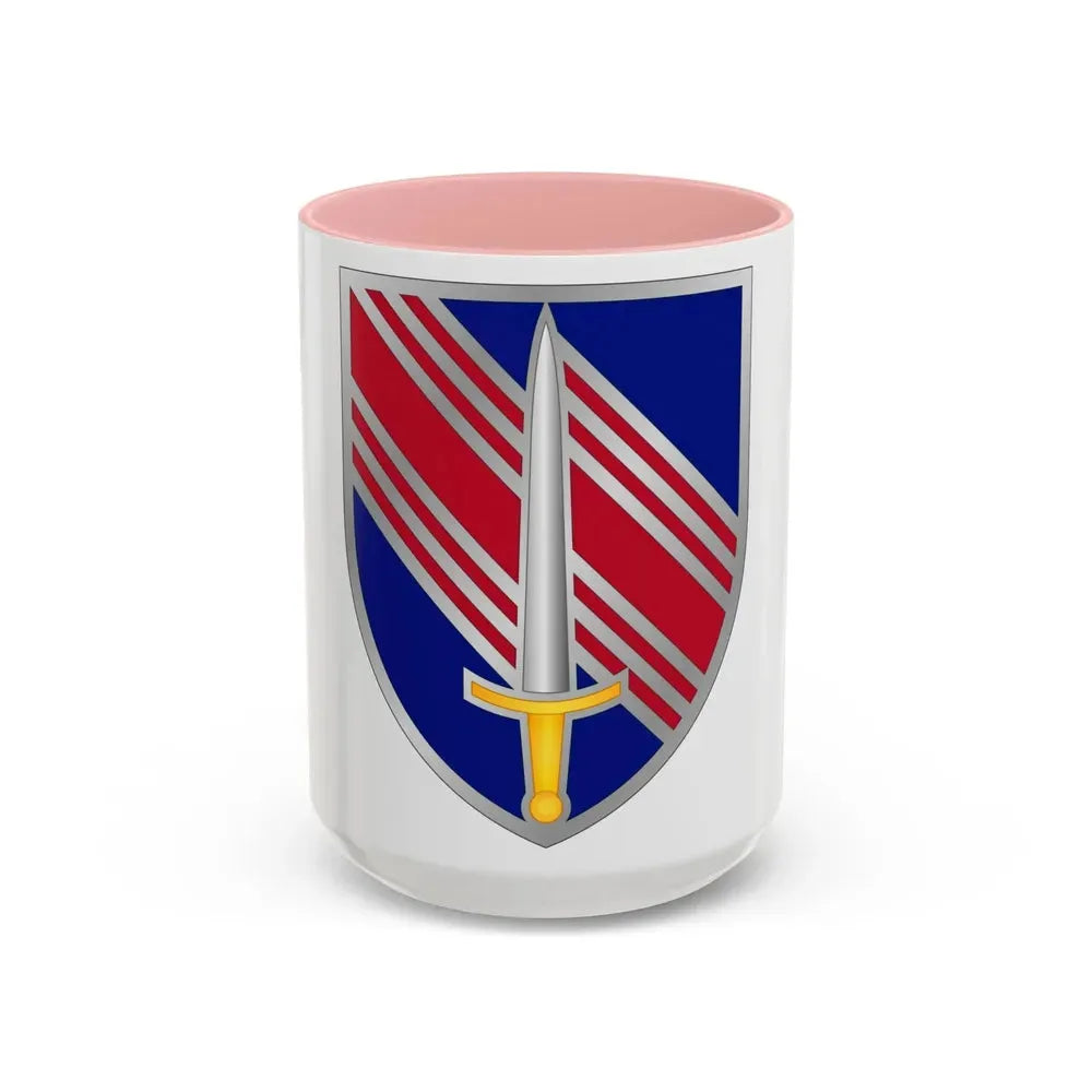 2nd Security Force Assistance Brigade (U.S. Army) Accent Coffee Mug 15oz Pink - Go Mug Yourself