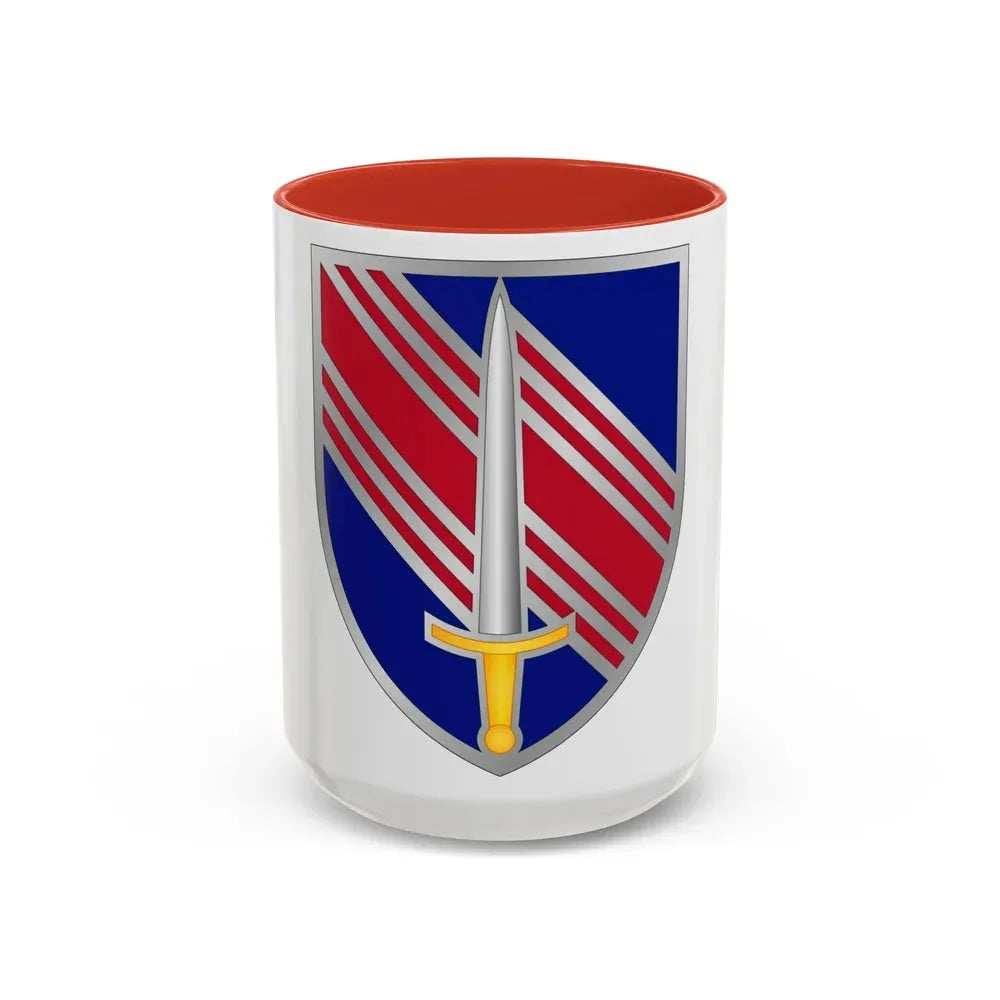 2nd Security Force Assistance Brigade (U.S. Army) Accent Coffee Mug 15oz Red - Go Mug Yourself