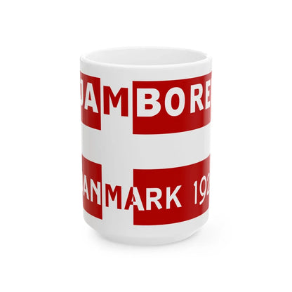 2nd World Scout Jamboree (Denmark) White Coffee Mug 15oz - Go Mug Yourself