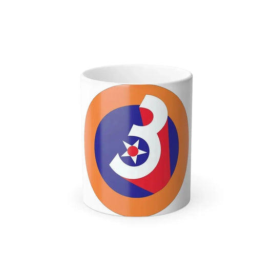 3 Air Force (U.S. Army) Color Changing Coffee Mug 11oz - Go Mug Yourself