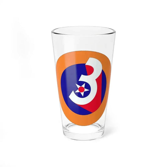3 Air Force (U.S. Army) Pint Glass 16oz 16oz - Go Mug Yourself