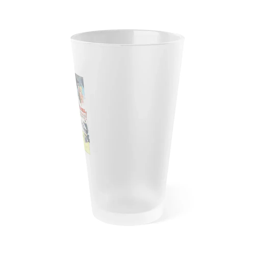 3 CAME TO KILL 1960 Movie Poster - Frosted Pint Glass 16oz - Go Mug Yourself
