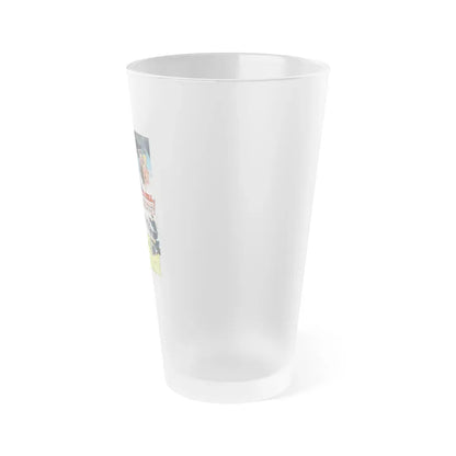 3 CAME TO KILL 1960 Movie Poster - Frosted Pint Glass 16oz - Go Mug Yourself