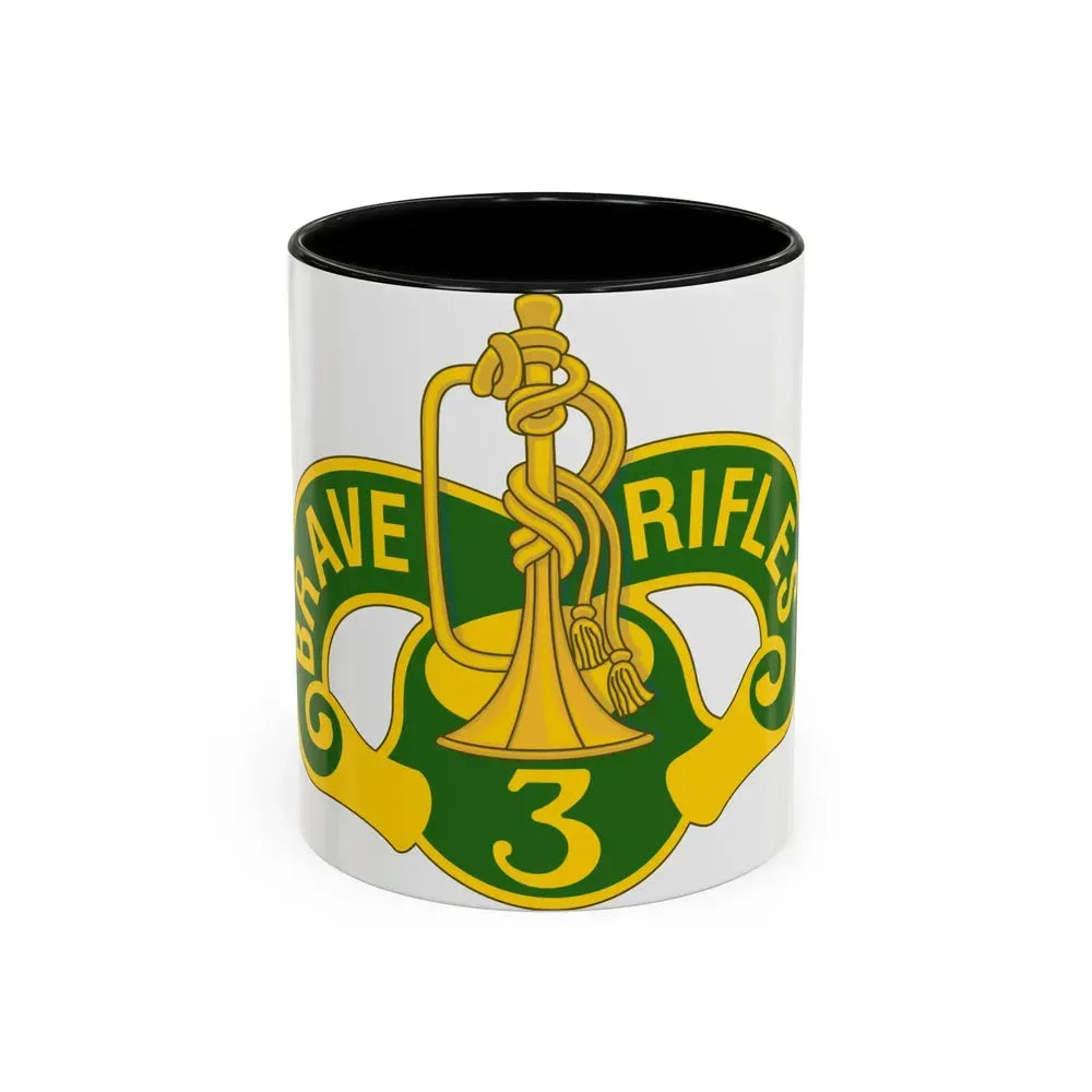 3 Cavalry Regiment 2 (U.S. Army) Accent Coffee Mug 11oz Black - Go Mug Yourself