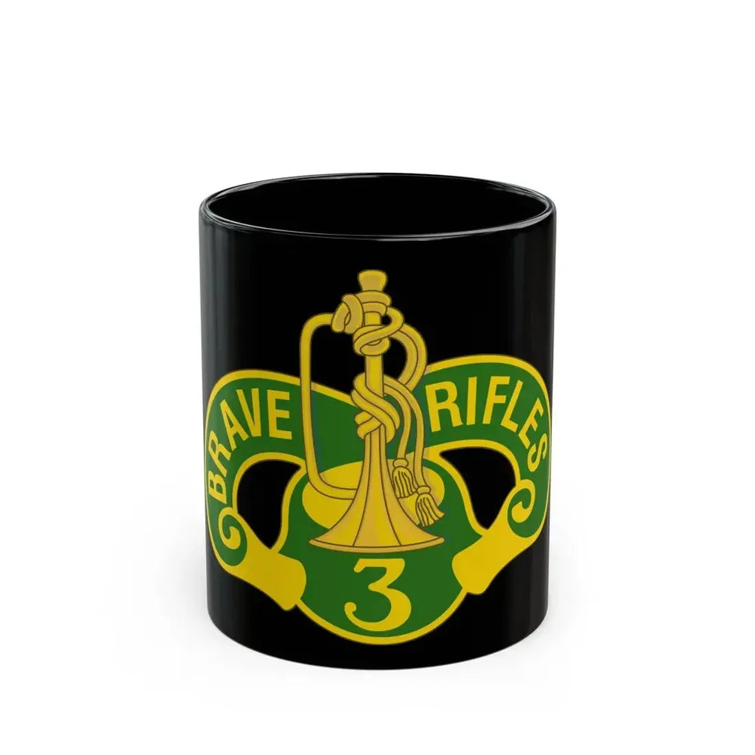 3 Cavalry Regiment 2 (U.S. Army) Black Coffee Mug 11oz - Go Mug Yourself