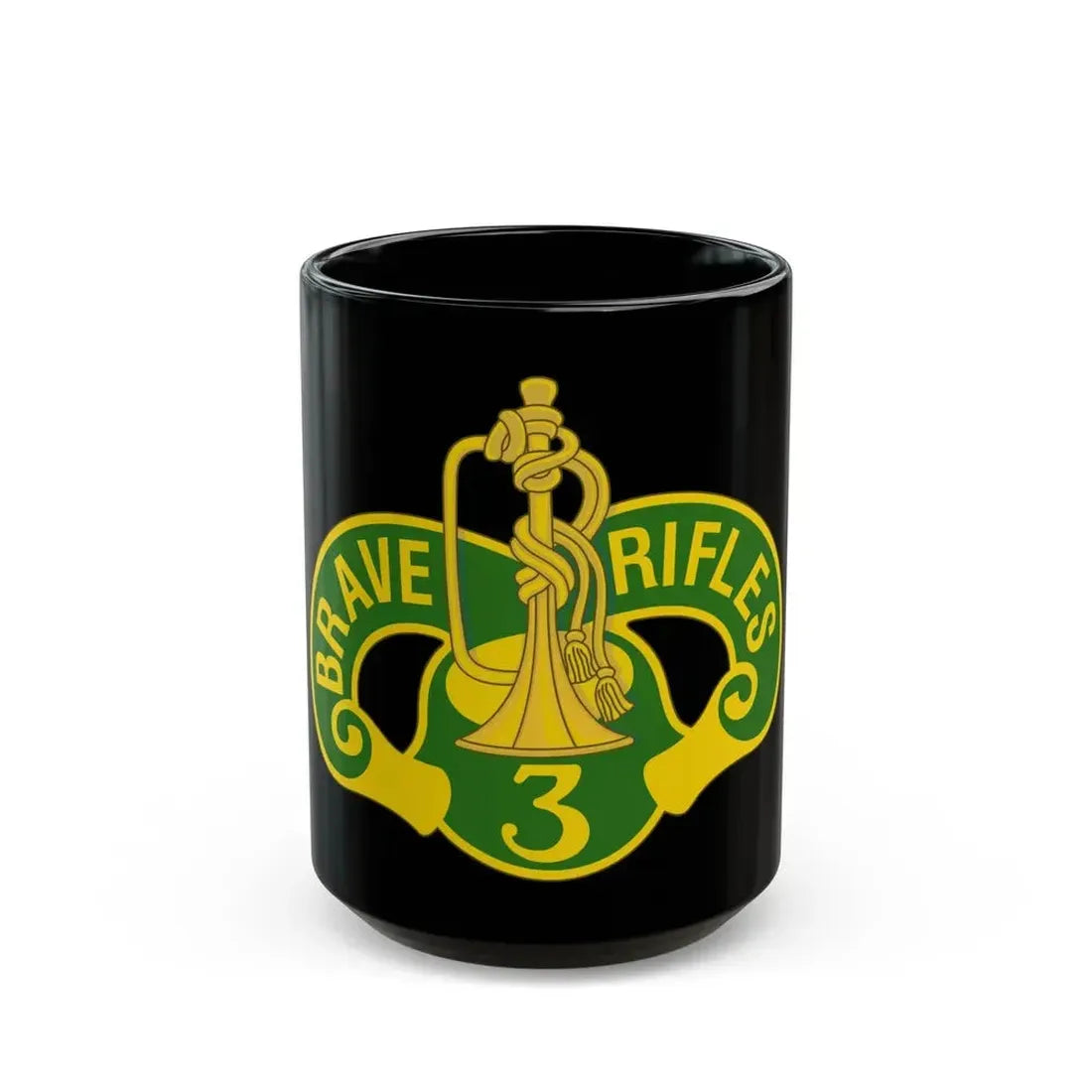 3 Cavalry Regiment 2 (U.S. Army) Black Coffee Mug 15oz - Go Mug Yourself