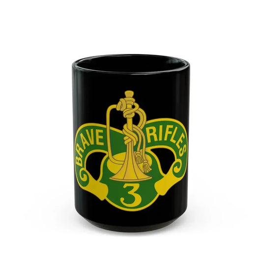 3 Cavalry Regiment 2 (U.S. Army) Black Coffee Mug 15oz - Go Mug Yourself