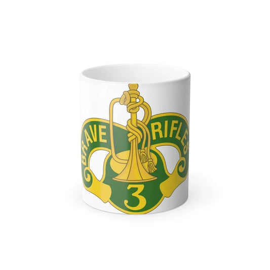 3 Cavalry Regiment 2 (U.S. Army) Color Changing Coffee Mug 11oz - Go Mug Yourself