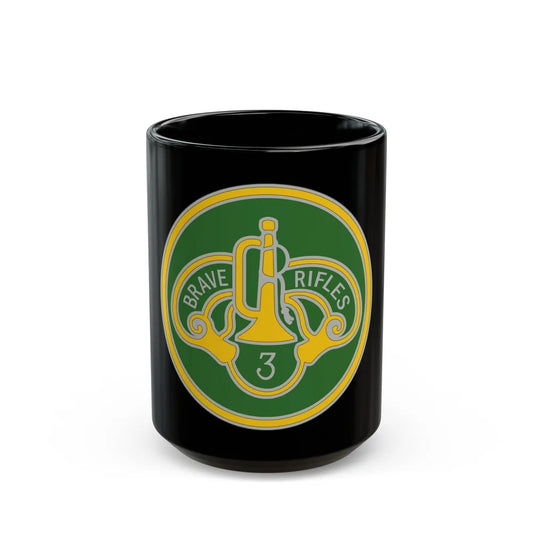 3 Cavalry Regiment 3 (U.S. Army) Black Coffee Mug-15oz-Go Mug Yourself