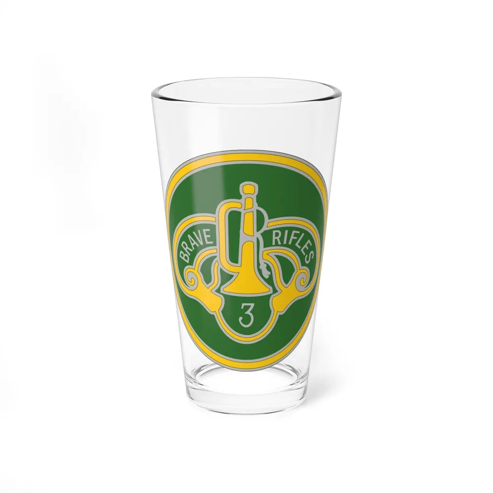 3 Cavalry Regiment 3 (U.S. Army) Pint Glass 16oz-16oz-Go Mug Yourself