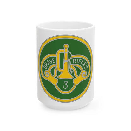 3 Cavalry Regiment 3 (U.S. Army) White Coffee Mug-15oz-Go Mug Yourself