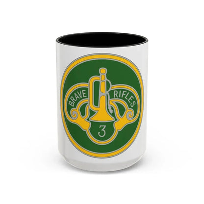 3 Cavalry Regiment 3 (U.S. Army) Accent Coffee Mug 15oz Black - Go Mug Yourself
