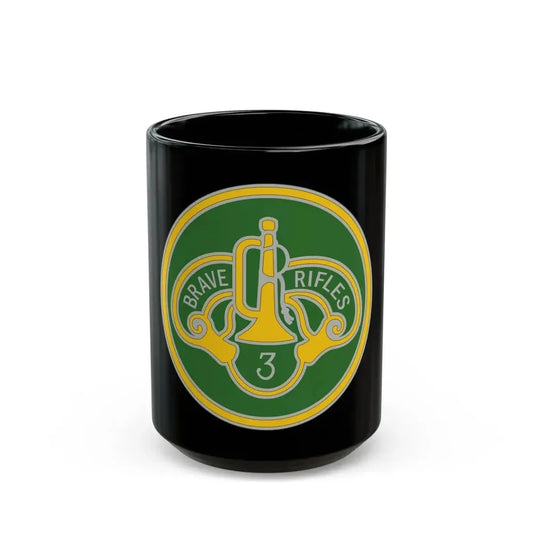 3 Cavalry Regiment 3 (U.S. Army) Black Coffee Mug 15oz - Go Mug Yourself