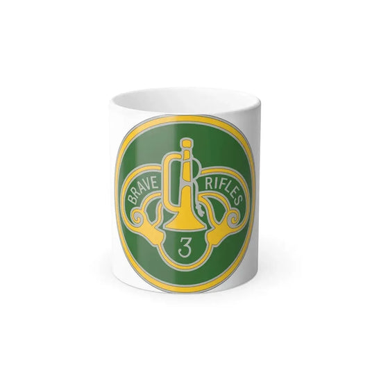 3 Cavalry Regiment 3 (U.S. Army) Color Changing Coffee Mug 11oz - Go Mug Yourself