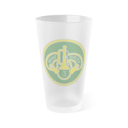3 Cavalry Regiment 3 (U.S. Army) Frosted Pint Glass 16oz Default Title - Go Mug Yourself