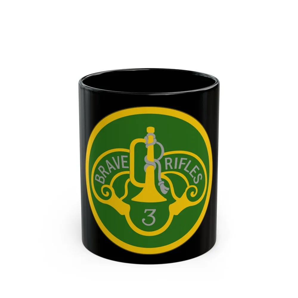 3 Cavalry Regiment (U.S. Army) Black Coffee Mug-11oz-Go Mug Yourself