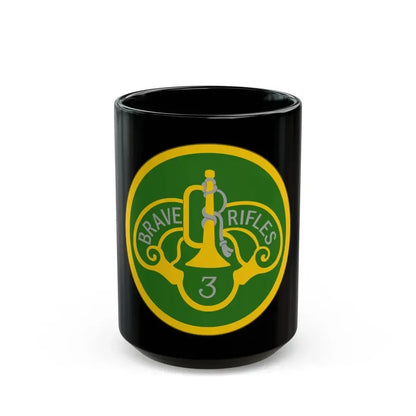 3 Cavalry Regiment (U.S. Army) Black Coffee Mug 15oz - Go Mug Yourself
