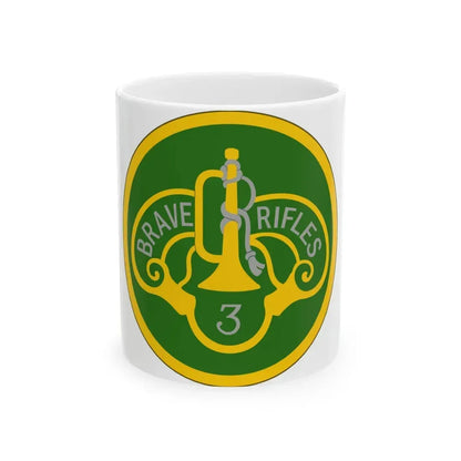 3 Cavalry Regiment (U.S. Army) White Coffee Mug 11oz - Go Mug Yourself