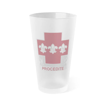 3 Evacuation Hospital (U.S. Army) Frosted Pint Glass 16oz-Go Mug Yourself