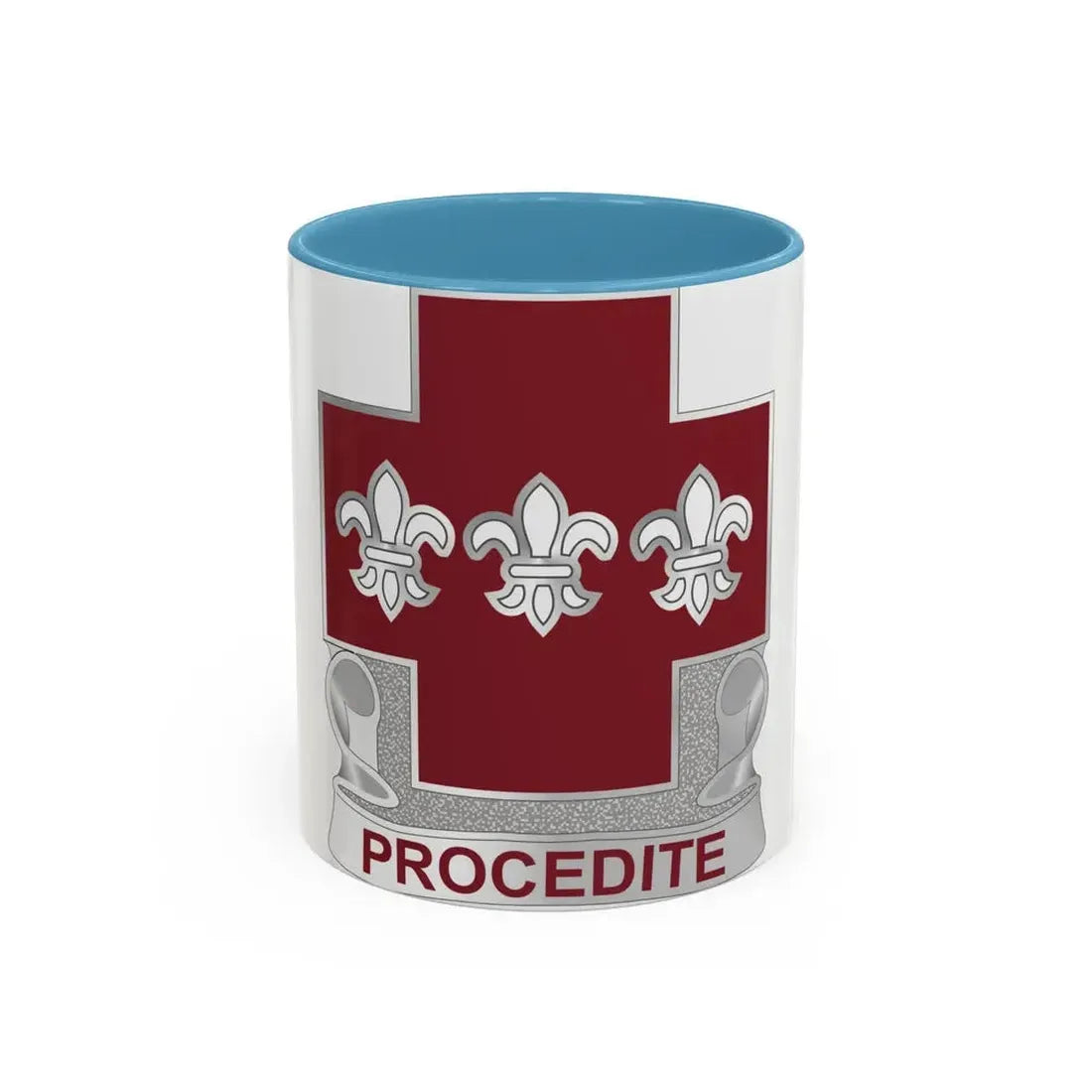 3 Evacuation Hospital (U.S. Army) Accent Coffee Mug 11oz Light Blue - Go Mug Yourself