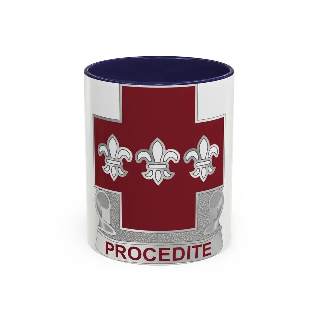 3 Evacuation Hospital (U.S. Army) Accent Coffee Mug 11oz Navy - Go Mug Yourself