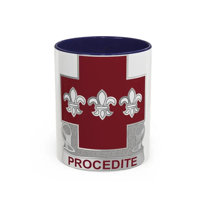 3 Evacuation Hospital (U.S. Army) Accent Coffee Mug 11oz Navy - Go Mug Yourself