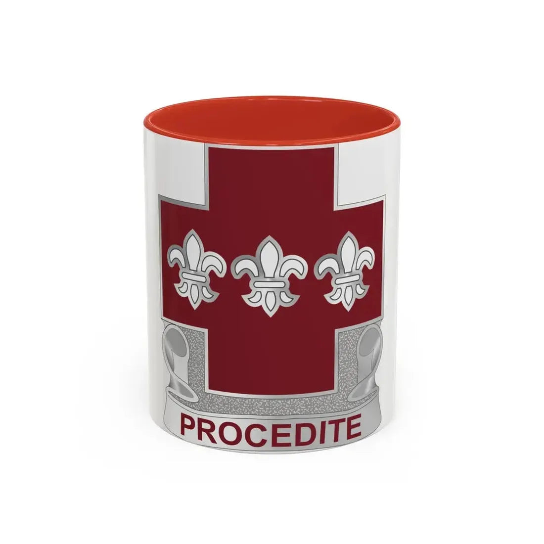 3 Evacuation Hospital (U.S. Army) Accent Coffee Mug 11oz Red - Go Mug Yourself