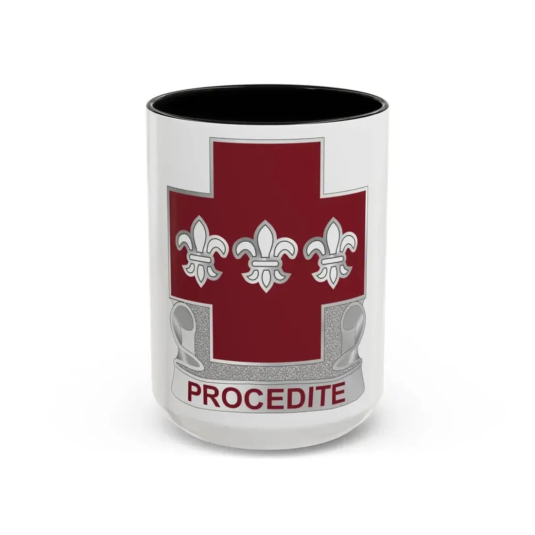 3 Evacuation Hospital (U.S. Army) Accent Coffee Mug 15oz Black - Go Mug Yourself