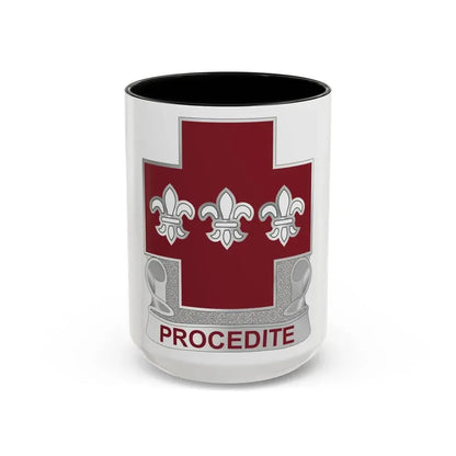 3 Evacuation Hospital (U.S. Army) Accent Coffee Mug 15oz Black - Go Mug Yourself
