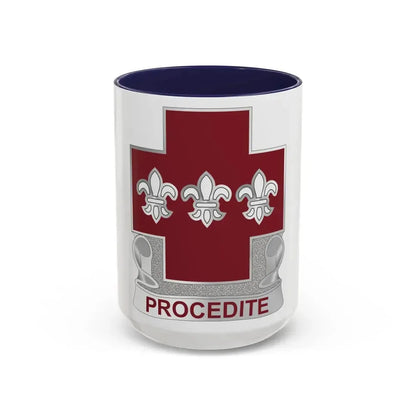3 Evacuation Hospital (U.S. Army) Accent Coffee Mug 15oz Navy - Go Mug Yourself
