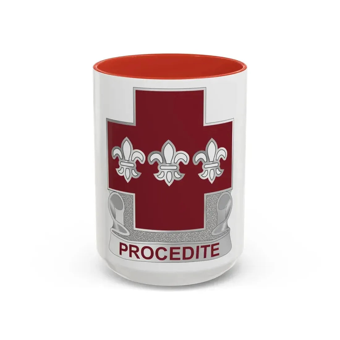 3 Evacuation Hospital (U.S. Army) Accent Coffee Mug 15oz Red - Go Mug Yourself