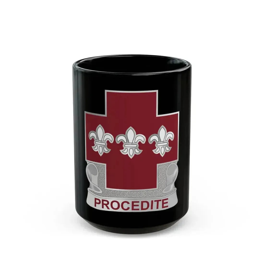 3 Evacuation Hospital (U.S. Army) Black Coffee Mug 15oz - Go Mug Yourself