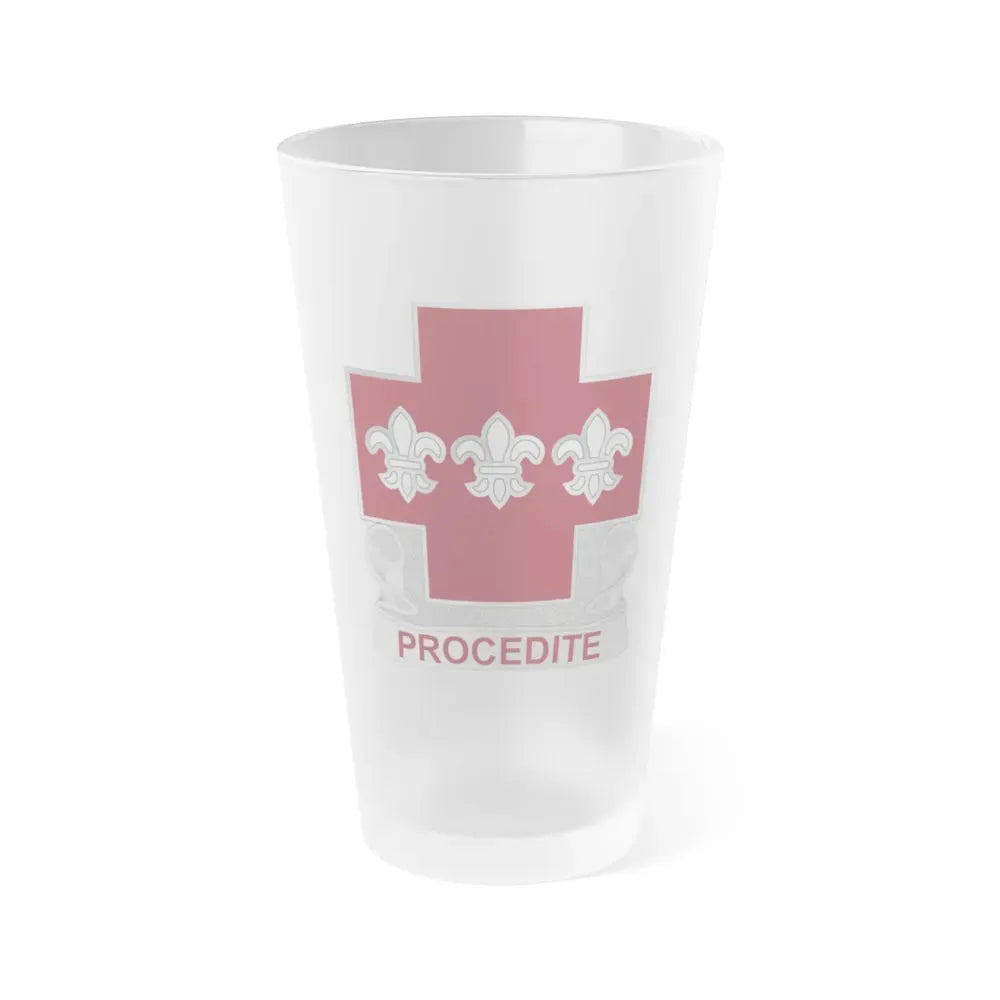 3 Evacuation Hospital (U.S. Army) Frosted Pint Glass 16oz Default Title - Go Mug Yourself