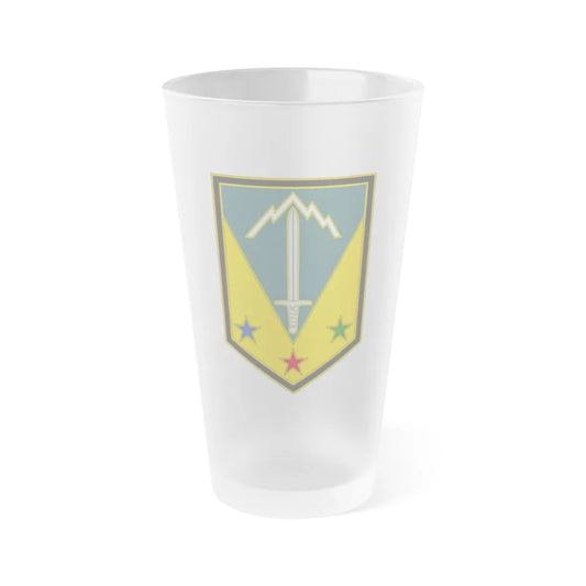 3 Maneuver Enhancement Brigade (U.S. Army) Frosted Pint Glass 16oz-Go Mug Yourself