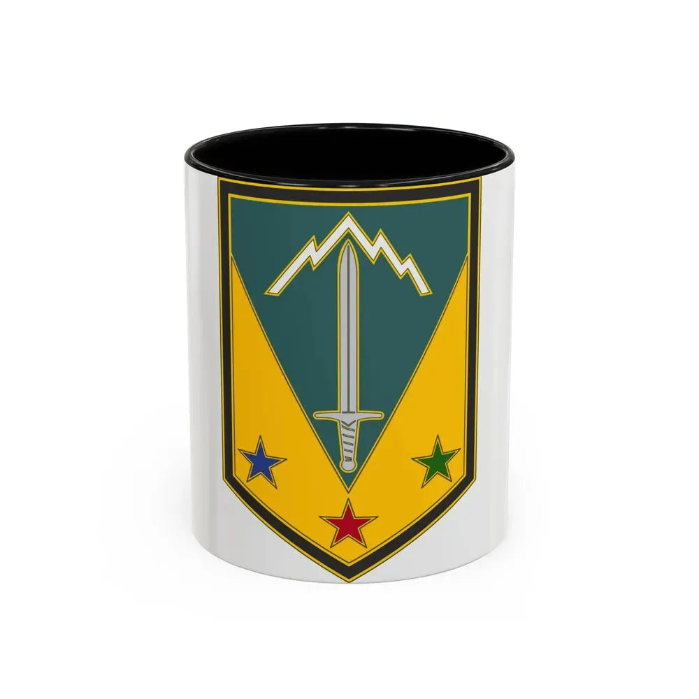 3 Maneuver Enhancement Brigade (U.S. Army) Accent Coffee Mug 11oz Black - Go Mug Yourself