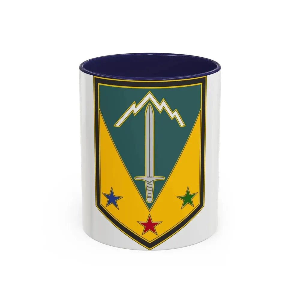 3 Maneuver Enhancement Brigade (U.S. Army) Accent Coffee Mug 11oz Navy - Go Mug Yourself