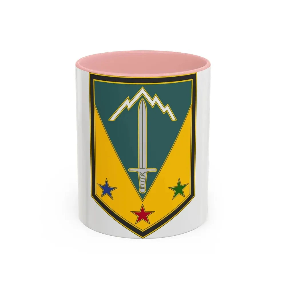 3 Maneuver Enhancement Brigade (U.S. Army) Accent Coffee Mug 11oz Pink - Go Mug Yourself