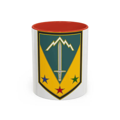 3 Maneuver Enhancement Brigade (U.S. Army) Accent Coffee Mug 11oz Red - Go Mug Yourself